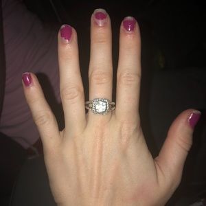 David Yurman Prasiolite and Diamonds. in silver